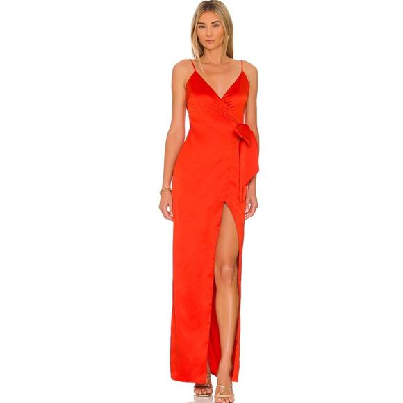 Lovers and Friends The Mackenzie Gown in Red NWT Size XXS - Picture 1 of 5